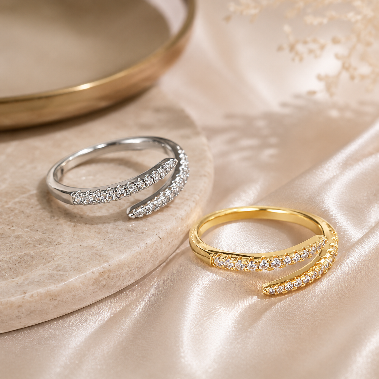 Lunéa Diamond Wrap Ring