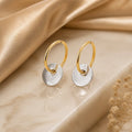 Chic Signature Gold Hoop Earrings