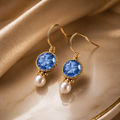 Bleu Drops Gemstone Earrings