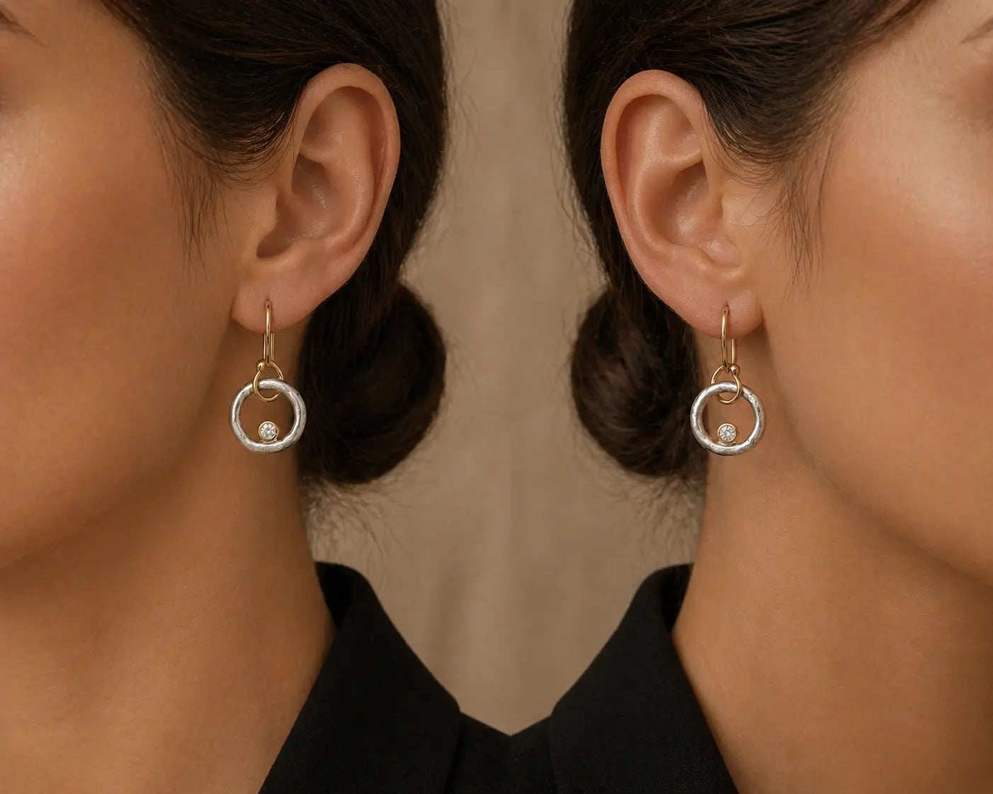 Chic Hollow Diamond Drop Earrings