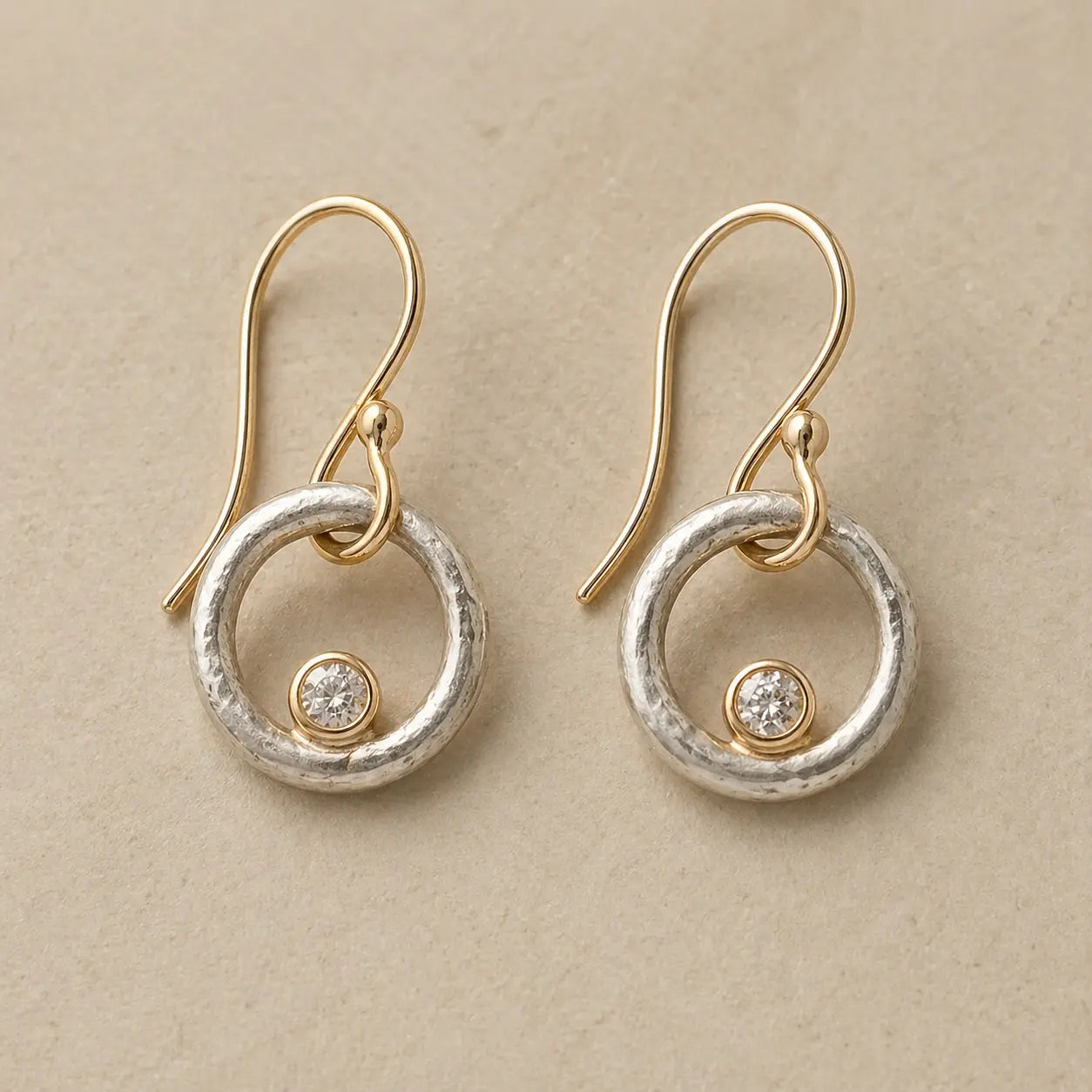 Chic Hollow Diamond Drop Earrings