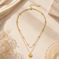 Aurum Layered Gold Necklace