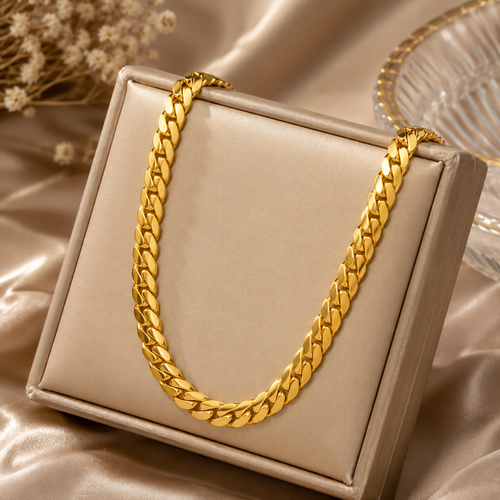Monarch Cuban Chain Necklace
