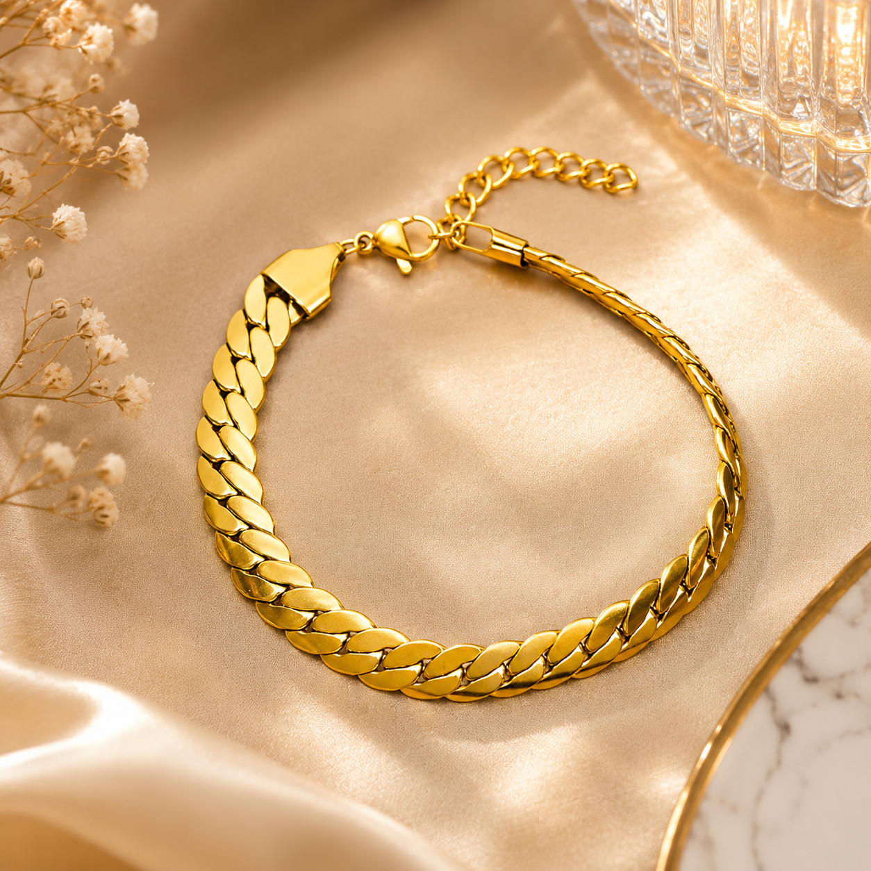 Monarch Cuban Chain Bracelet