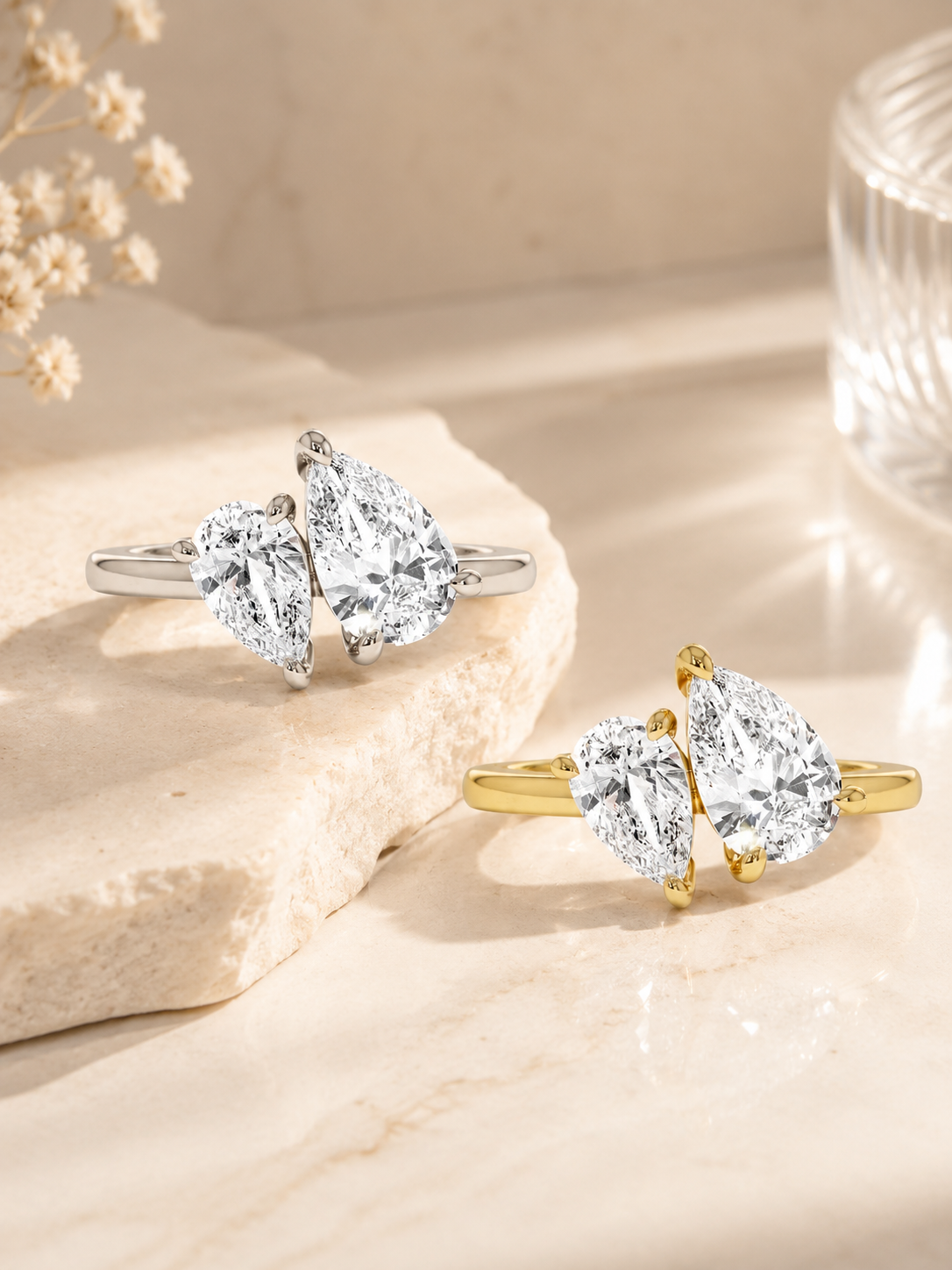 Dazzling Droplets Ring