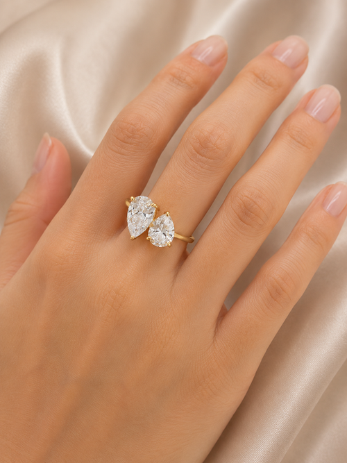 Dazzling Droplets Ring