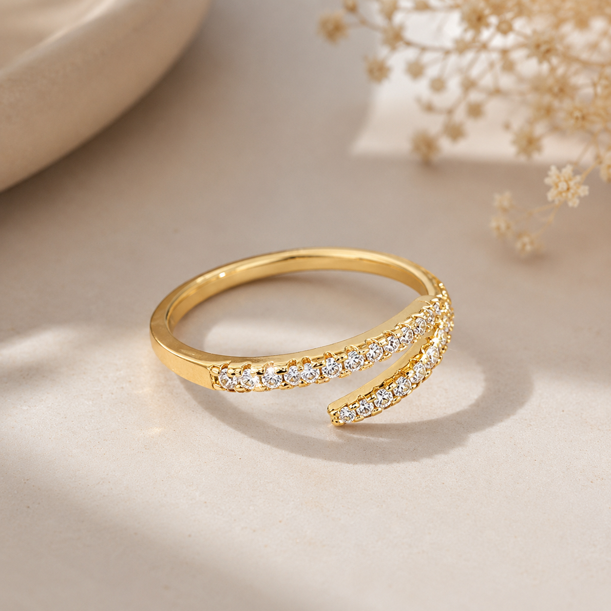 Lunéa Diamond Wrap Ring