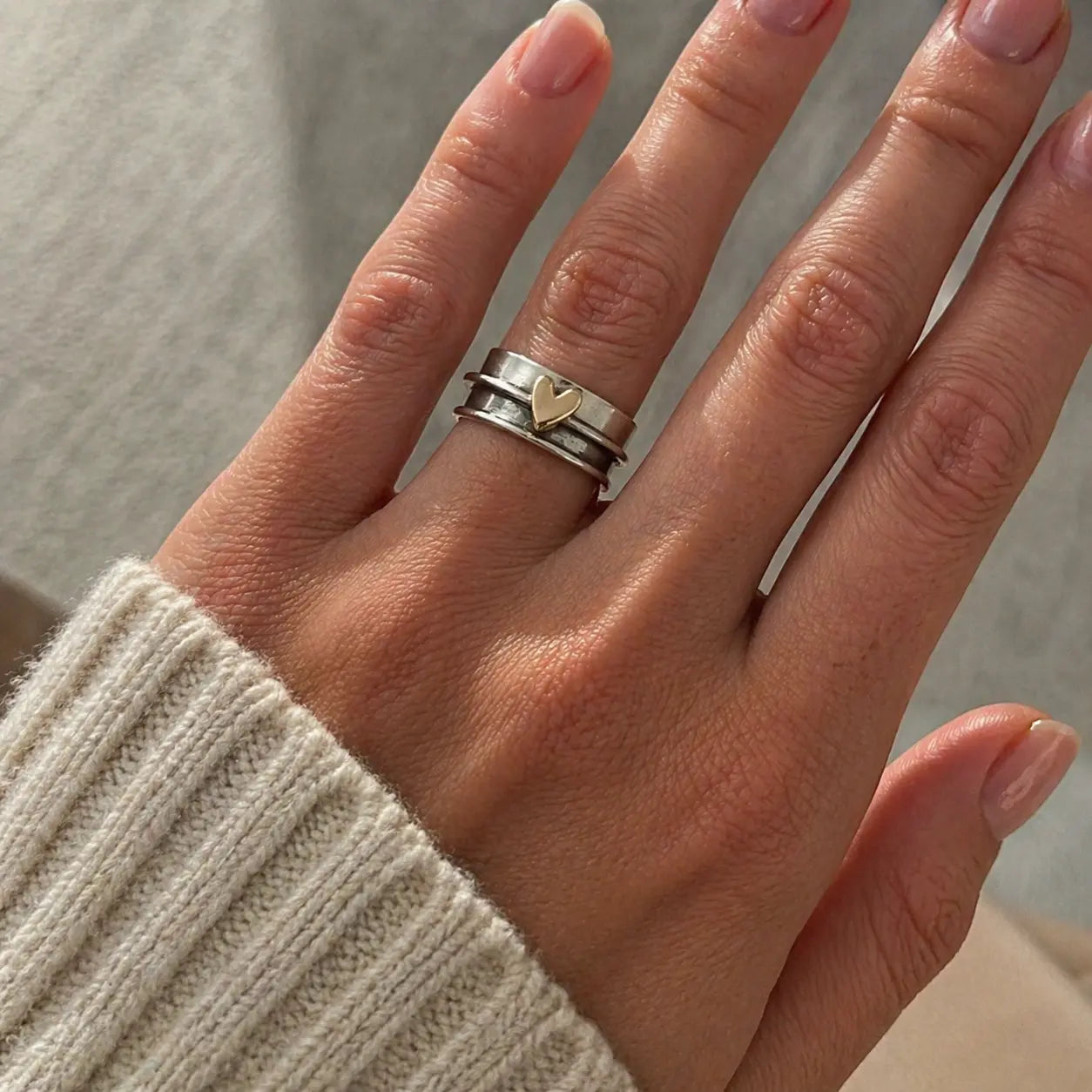 Chic Heart Wrap Ring