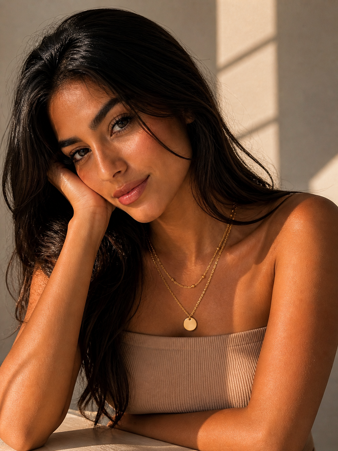 Aurum Layered Gold Necklace