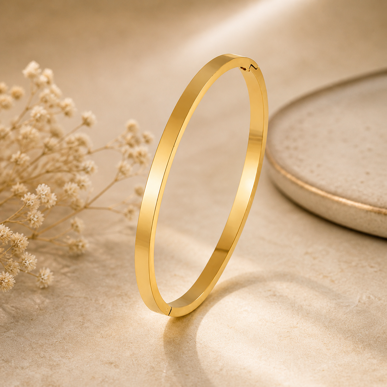 Timeless Gold Stack Bangle