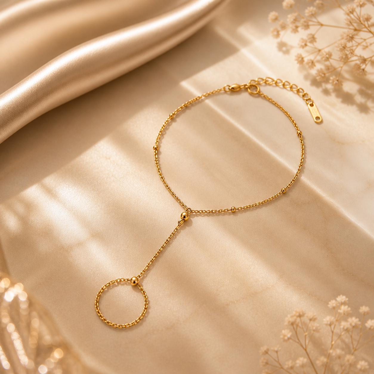 Golden Grace Hand Chain