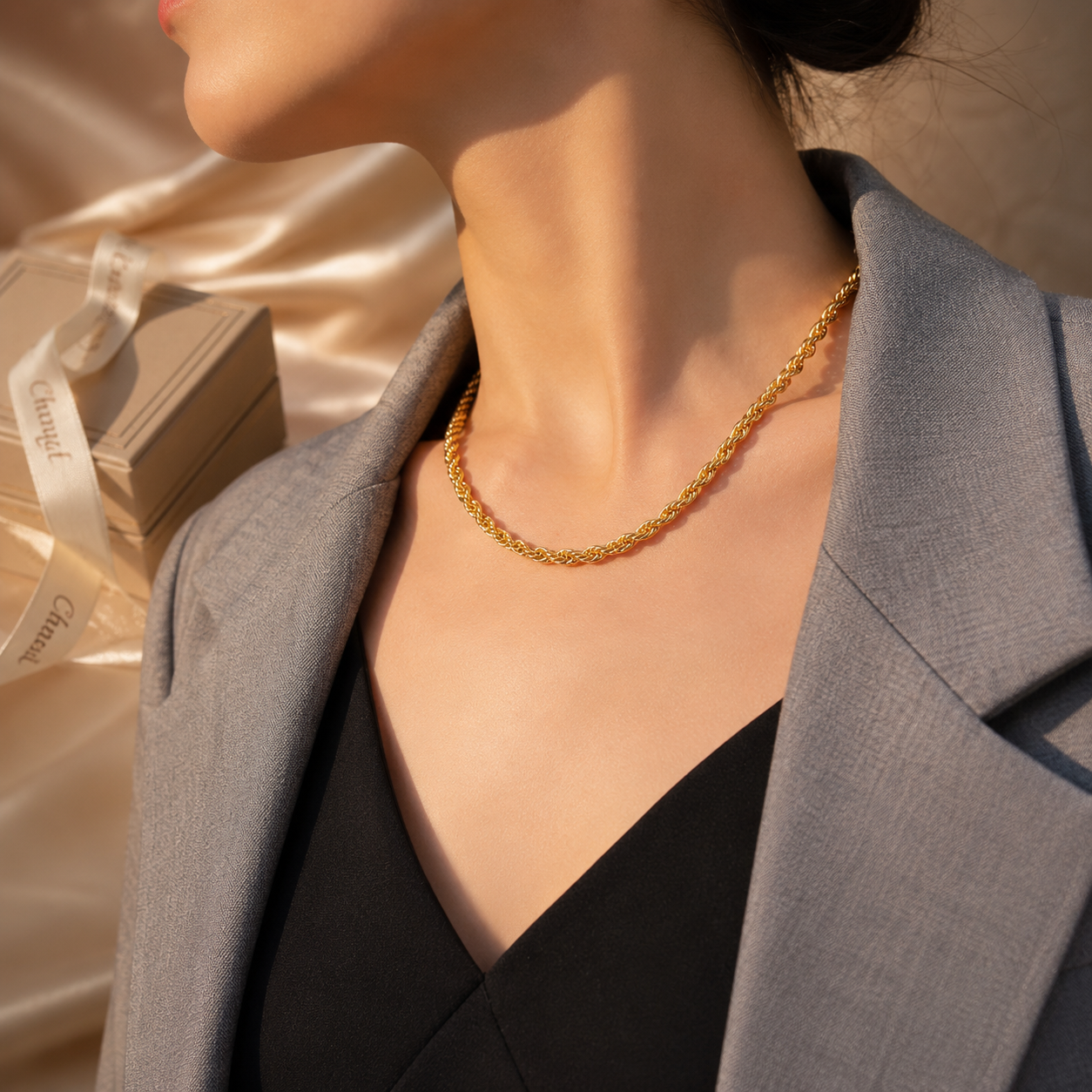 Golden Whisper Necklace