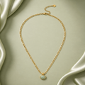 Green Aura Aventurine Gemstone Necklace